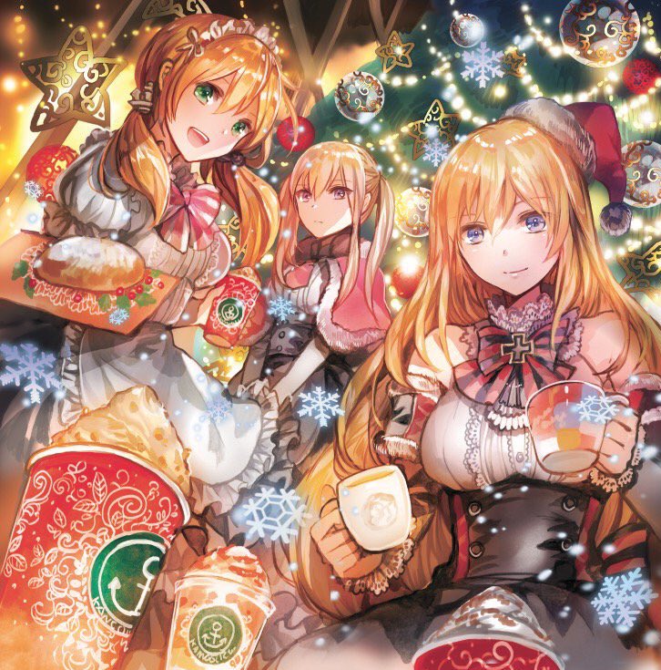 艦これ「艦娘とカフェ本まとめたいけど、うちのサークルの艦これ本…忘れられてても仕方ない…」|rioka⭐️5月コミティアとコミ1のイラスト