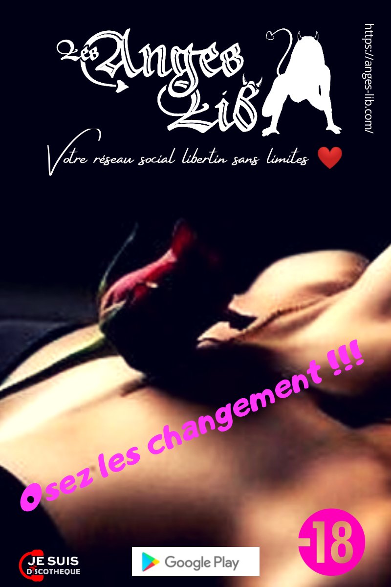 lib_les's tweet photo. https://t.co/esxSKeX2um
Votre réseau social libertin
#libertinage #communauté #rencontre #tchat #photo #visiotchat #libertin #bdsm #groupe #sexe https://t.co/HjZGYPjRjo