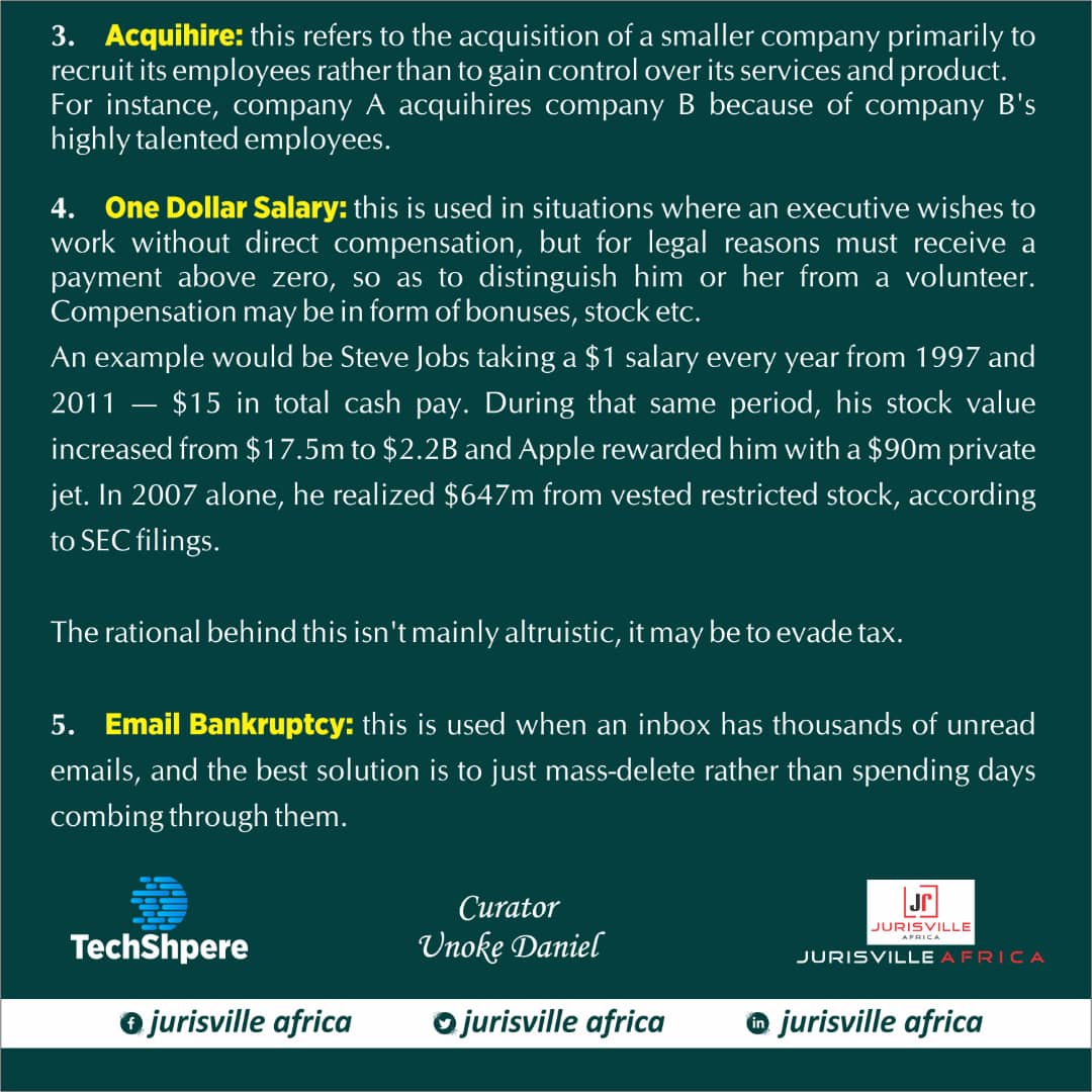jurisville's tweet photo. Its Monday again.
To kickoff our #techsphere, we thought about acquainting you with terminologies used in the Tech world.
Read till the end.
Share and engage.
#tech #mondaymotivation https://t.co/5TphimCwDA