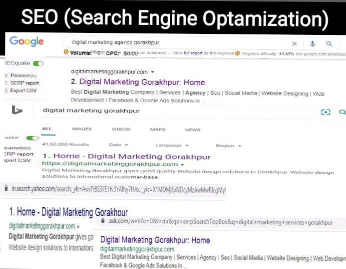 digitalmgkp's tweet photo. 📲📢DIGITAL MARKETING GORAKHPUR
🌐Rank On Google | Bing | Yahoo | Ask Search Engines 
✔️Best SEO Service Provider Agency in Gorakhpur #DigitalMarketing #DigitalMarketingGorakhpur #SEOServiceInGorakhpur #SeoAgencyInGorakhpur #searchengineoptimization #digitalart #Gorakhpur https://t.co/1oQ2sIBbhk