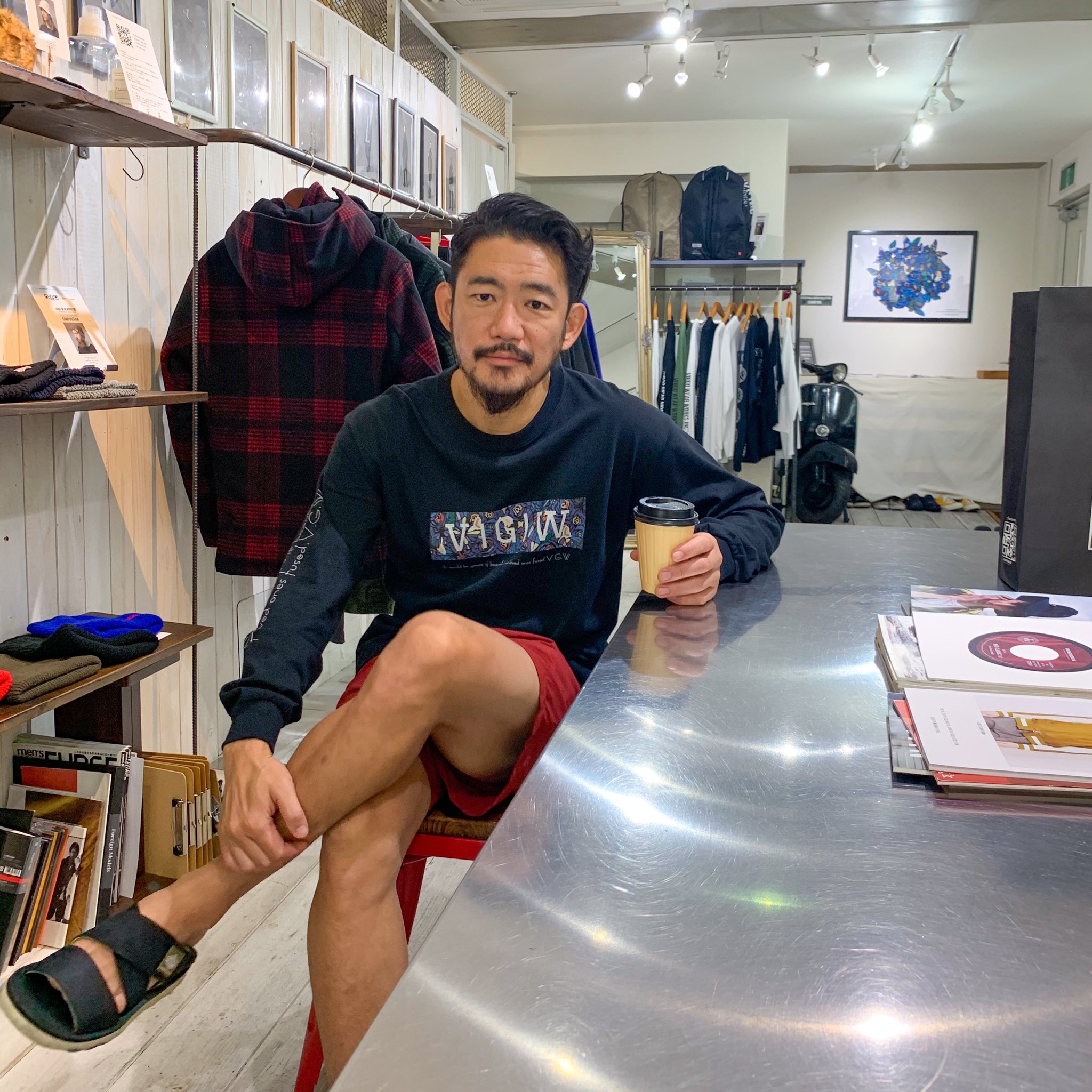 VIRGO 定価40480円TOSHI-LOW着用 本日はTOSHI-LOWさん( @brahman.jp / @oau.jp )がお忙しい中VIZ