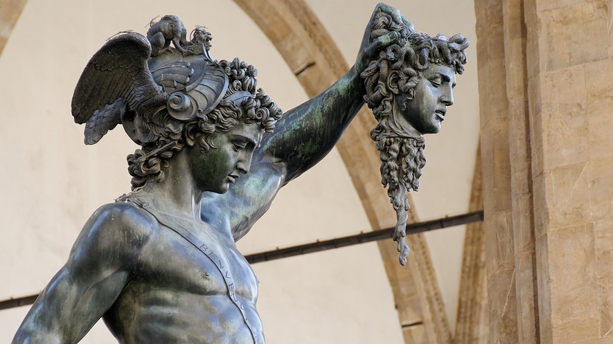 Then, Perseus famously ended her life, decapitating her and holding her severed head up as a reminder to every woman that admired her that they would never be truly safe or free. If a man wanted to harm you and take you as his prize, not even God-given powers would protect you.