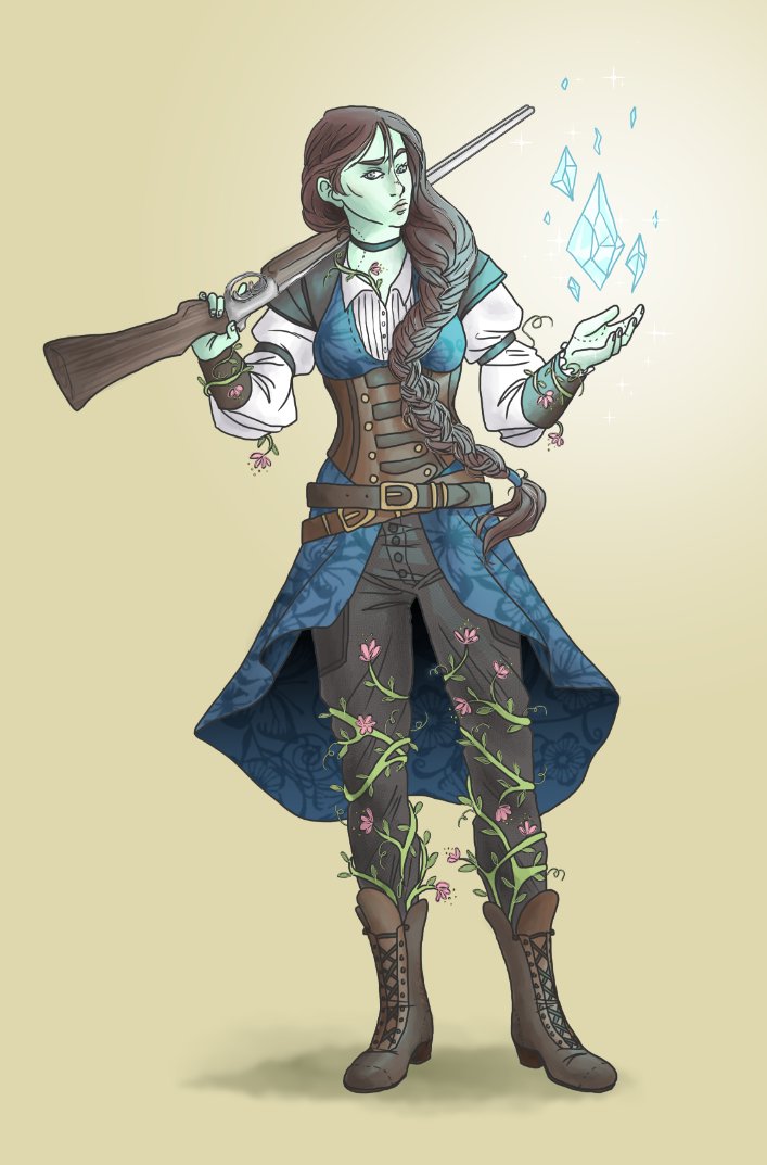 WaywardBeat's tweet photo. New commission for @suzieduts thankyou again 🤗 #artcommission #rpgcommission #occommission #pccommission #opencommission #oc #malifaux #MalifauxIntoTheBreach #mitb https://t.co/4f1pBXmobW