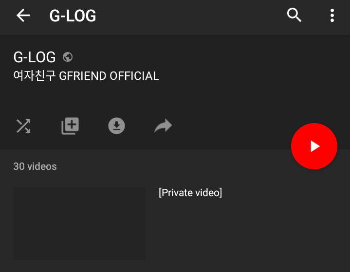 GFSquad__com's tweet photo. [INFO] 200907 - @GFRDofficial #G_LOG Playlist updated!

Release: 6PM KST

https://t.co/uMVncROejJ

#여자친구 #GFRIEND  @GFRDofficial https://t.co/kp5t5hD33A