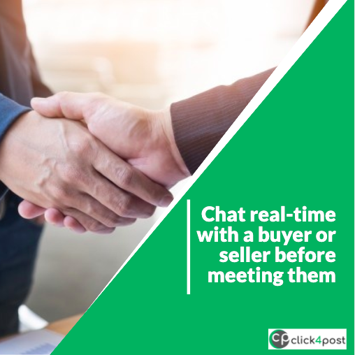 click4postfree's tweet photo. Click4Post allows you to chat with your buyer or seller before meeting them. Find your items now at the best price. https://t.co/DR3Adbt1SO
#click4post #postadsonclick4post https://t.co/F5mDxM7keO