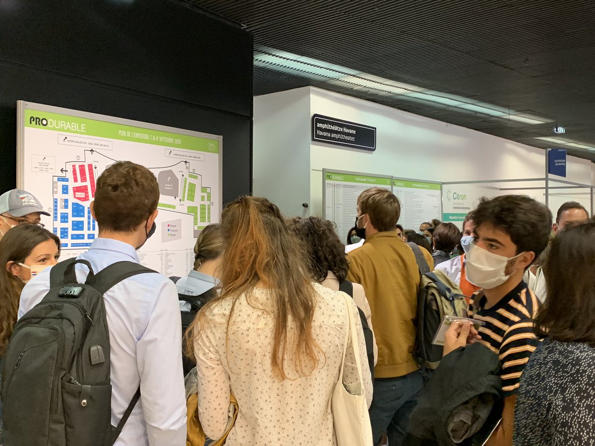 Premier salon pro après des mois de black out premier salon masque <a href="/PRODURABLE/">Salon PRODURABLE</a> fait le plein , une vrai envie de se mettre au boulot durablement !