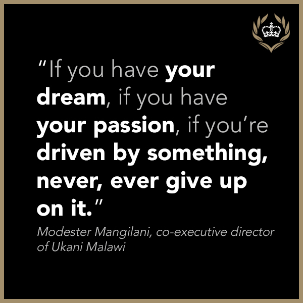 queenscomtrust's tweet photo. We couldn’t agree more with this #MondayMotivation - thank you to Modester Mangilani, co-executive director of @UKANI_265, for kick-starting the week with these inspiring words 🌟

Read more about the work of Ukani Malawi here: https://t.co/lLf4vgFecq

#TeamQCT #Inspiration https://t.co/LlQoGIFQZg