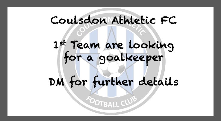 Coulsdon Athletic FC tweet media