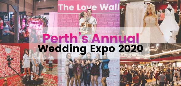 The annual Perth Wedding Expo is back with over 100 wedding exhibitors! The event will be filled with florists, wedding planners & more to help make your wedding dreams come alive. This is a free event, but tickets are essential so get yours now: bit.ly/2ZdE3CS