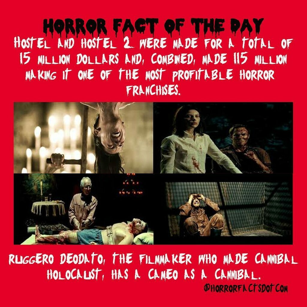 HorrorFacts's tweet photo. Hey guess what 👀
#HostelPart2
dir #EliRoth
#horror #horrorfacts #horrorfactsdaily #hostel #laurengerman #rogertbart #heathermatarazzo #bijouphillips #richardburgi #verajordanova #jayhernandez #ruggerodeodato https://t.co/BC0WG1AMlt https://t.co/6BNx0YPEIz