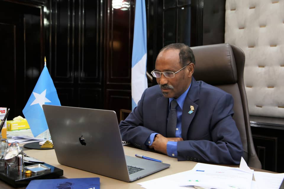 DrBeileh's tweet photo. Today I chaired a cross-government meeting with @WorldBank in which we discussed the upcoming Development Policy Operations (DPO). Economic &amp; financial reforms are key to #Somalia's progress &amp; achieving the goal of creating a better future for the #Somali people. Partnership! https://t.co/R23w1Nq8kV