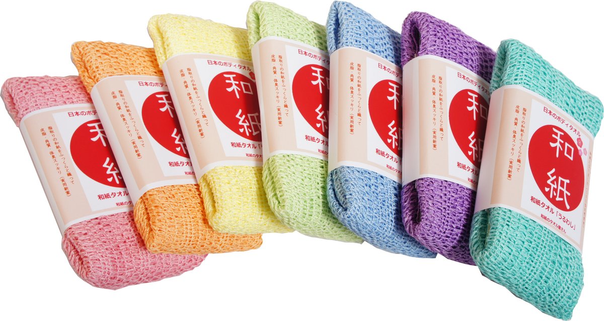 【kuminna　　新品】和紙タオル 「うるわし」 和紙のタオル屋さん kuminna 新品】和紙タオル 「うるわし」 和紙のタオル屋さん