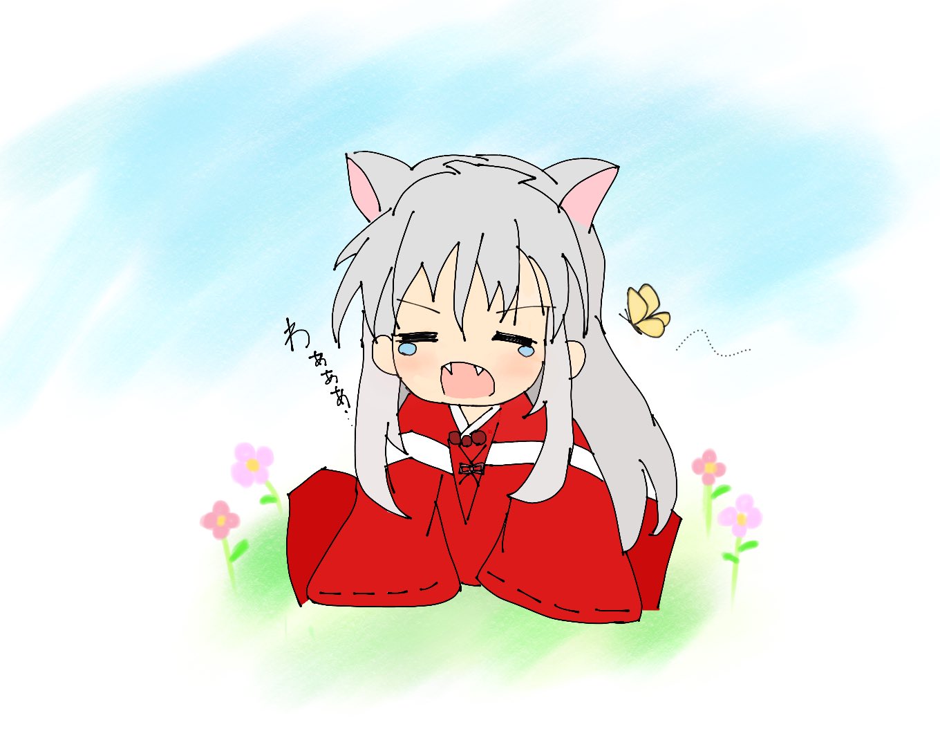 お餅 ちび犬夜叉 とってもかわいい 半妖の夜叉姫楽しみですね 保存okです 無断転載 自作発言ご遠慮ください 犬夜叉 半妖の夜叉姫 イラスト T Co 2va85rhyyr Twitter