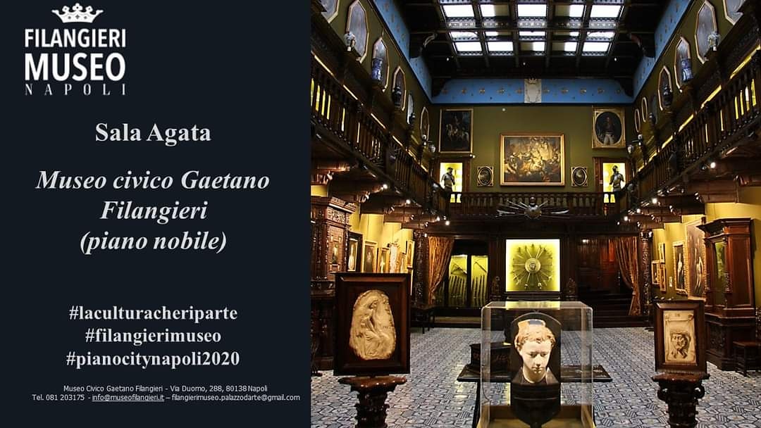 Da oggi, fino a domenica, la sala #filangieri ospiterà nove #concerti
In occasione della manifestazione #pianocitynapoli, sarà consentito l'accesso, con costo a 3,00 euro, alla Sala Agata.
Sala intitolata alla madre del principe Gaetano Filangieri, una #meravigliosa #wunderkammer