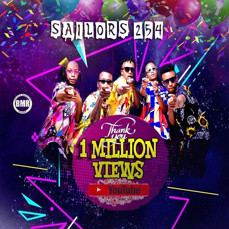 blackmarket247's tweet photo. Kenya's superordinate music group @sailors254 remain unshaken in Kenyan music industry to keep the group prevailing, following their recent hit song #Weekendy exceeding a million views and getting to greater numbers on You Tube @YouTube
https://t.co/xtopAj7yyv @donpash5 @Cedsing https://t.co/6nyHkYYwUP