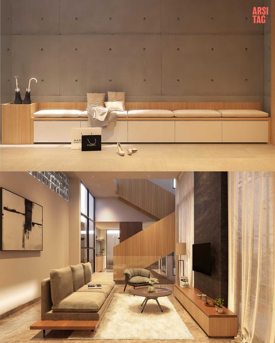arsitag's tweet photo. Twin House @ Cikini karya Studio RTM ini didesain untuk 2 keluarga yang berdampingan. Rumah ini terhubung dengan ruang transisi, namun tiap rumah masih memiliki privasi masing-masing. Interiornya yang berkesan terbuka semakin membuat rumah terasa lega.

https://t.co/kMHGiV6T13 https://t.co/oyWUcVhYUX