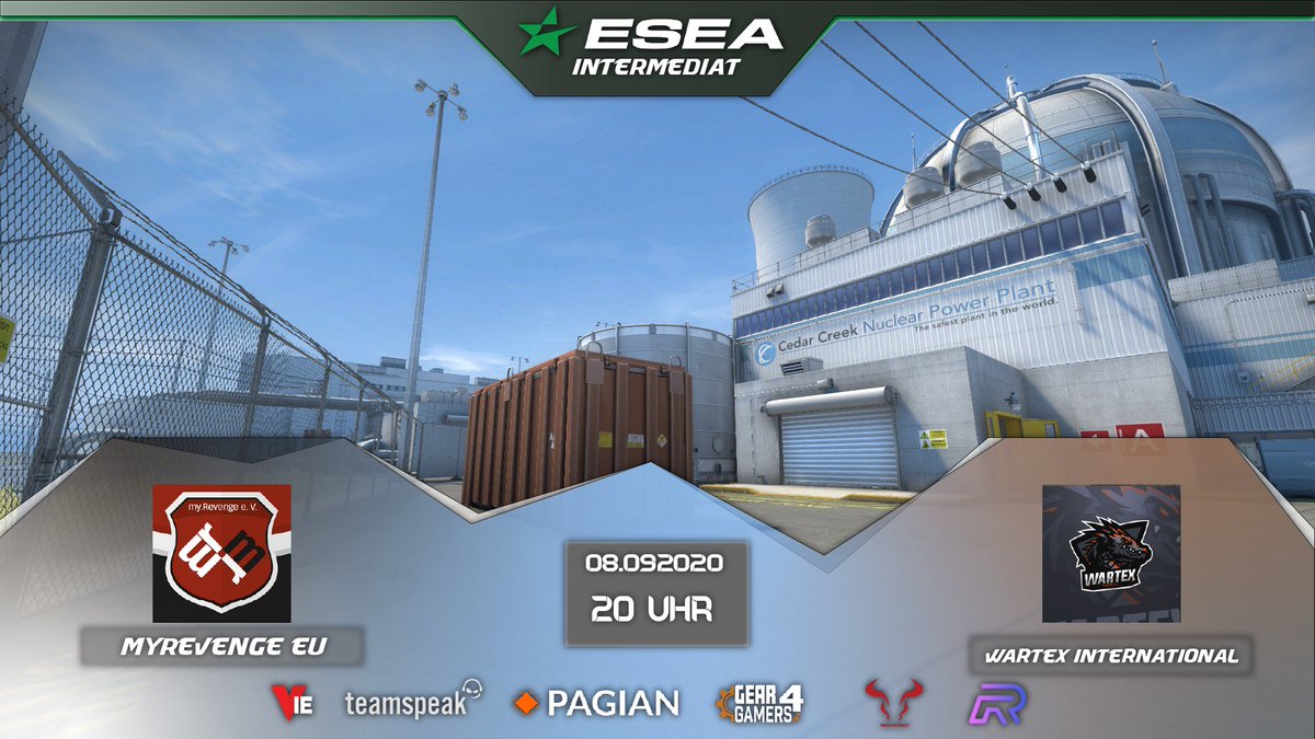 wartexESPORTS's tweet photo. [#WARTEXCSGO]

Morgen geht es weiter in der ESEA Intermediate mit Match Nr. 3. Dieser Punkt ist Wichtig für das International Team.
#GOWARTEX

🆚@myRevenge_eV EU
Map: de_nuke
⏰ 20 Uhr
📺 https://t.co/ur44XwksCN

@teamspeak @pagian_de @ViedotGG @Gear4gamersNet @RIOTOROen @REYFMDE https://t.co/Wgg8BTas9y