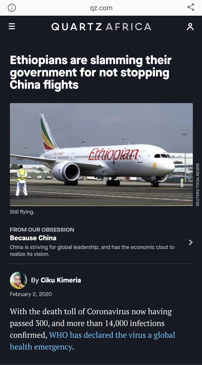 Nigerians will praise an airport in Ethiopia funded and built by the Chinese. Ethiopia has racked up $14bn in Chinese loans. Nearly half of their foreign debt is owed to one country tied to infrastructure. Ethiopia with $91bn GDP, same with Lagos, 54% debt to GDP ratio..