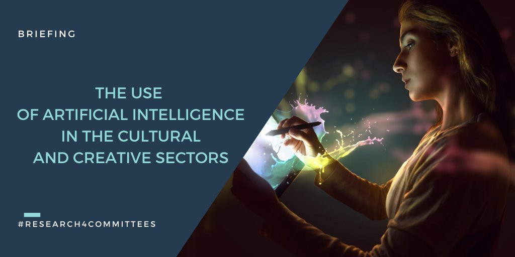 #AI has the potential to create rich ways for users to navigate through cultural content. Read our briefing on The Use of #ArtificialIntelligence in the Cultural and #CreativeSectors: bit.ly/3lEaBji
#MachineLearning
#Research4Committees