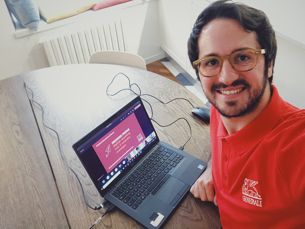 JackGalli88's tweet photo. Grazie per questo benvenuto, @GeneraliItalia.🦁
Oggi interessante digital meeting con @MarcoSesanaTw, @FBardelliTW e Marco Oddone per iniziare bene la settimana. It's always #Day1!💪
#PartnerDiVita #PiùDiUnLavoro #StorymakerClub https://t.co/khXGSPoGkA