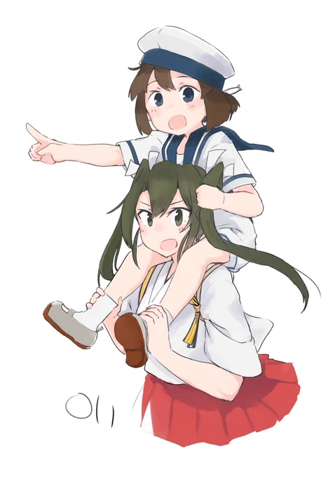 瑞鶴は年下キラーな気がする絵 