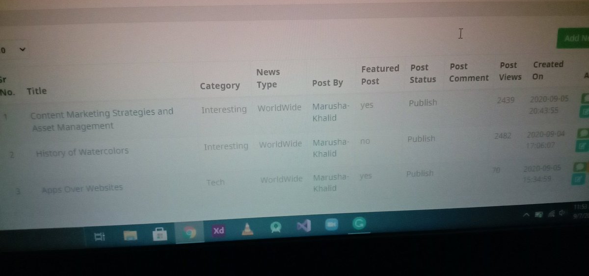 MarushaKhalid's tweet photo. Started my jouney!! Wohoooo!!! 
#100daysofcode #code #CodeNewbie #womenwhocode #codinglife #contentmarketing #contentwriting #internship https://t.co/cpI3KOAovh