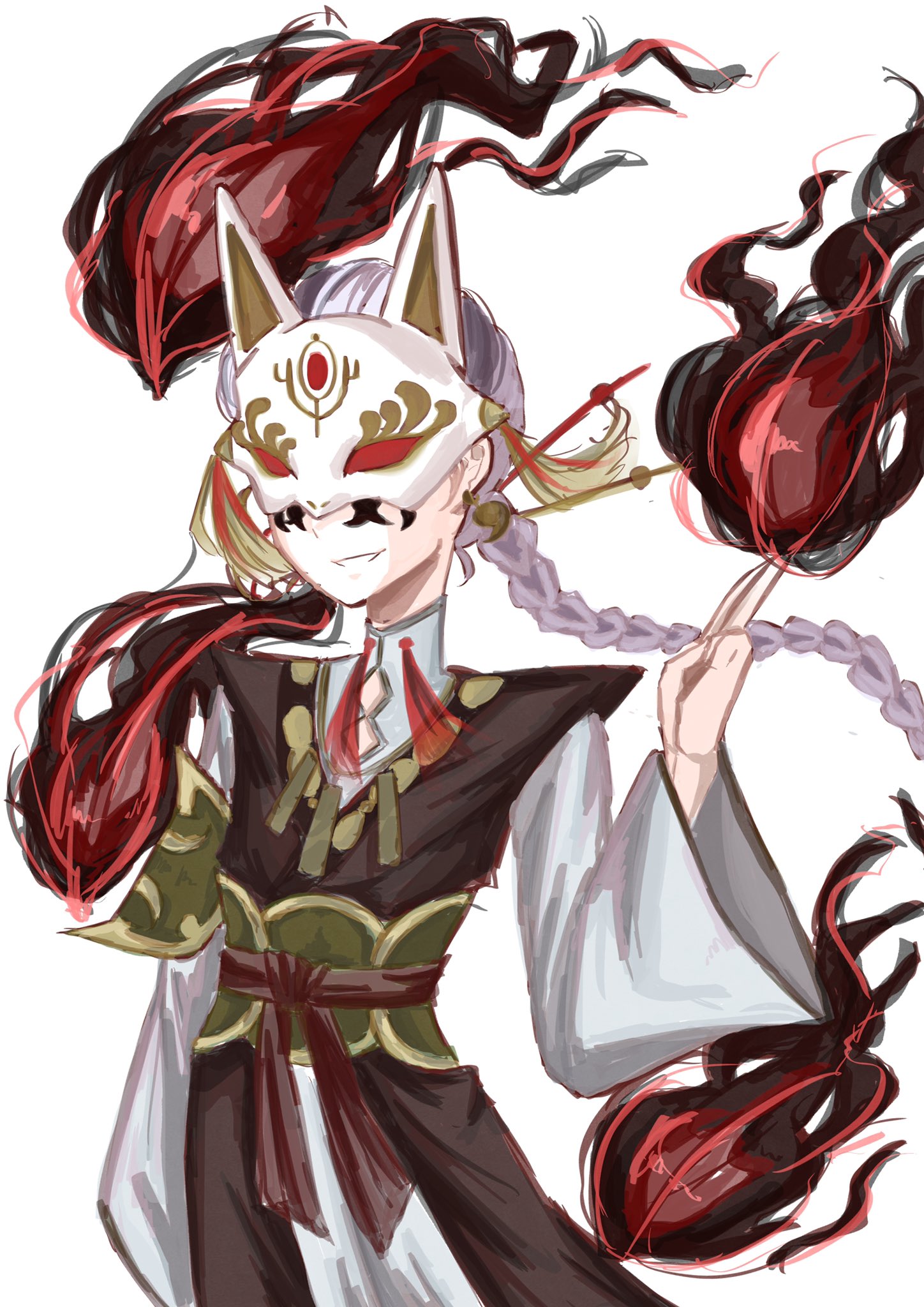 フィー 第五人格イラスト Identityvイラスト 白黒無常 狐面 めっちゃすこ フィー 第五人格イラスト Identityvイラスト 白黒無常 狐面 めっちゃすこ