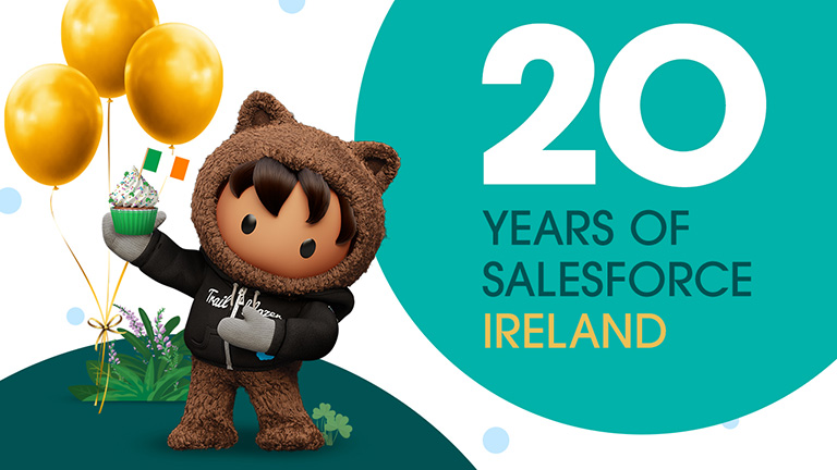 SalesforceUK's tweet photo. We are celebrating twenty years in Ireland and are thrilled to announce $700k USD in grants to Irish educational organisations @WeAreTUDublin and @EducateTogether 🙏 https://t.co/C2p5tnJ1XQ #20YearsOfSalesforceIreland 🇮🇪 https://t.co/iRLy2xuIfd