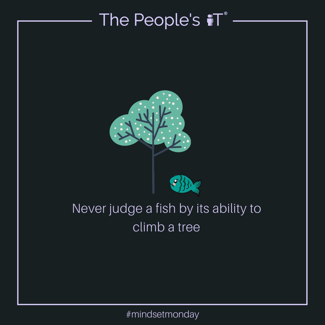 tpit_uk's tweet photo. It's like judging a tree on its ability to swim! 🌲🙃

Contact us for professional web design, IT support &amp; more 👉 https://t.co/68eElg4qIN

#mindsetmonday #mindset #motivational #mentalhealth #mindset #motivation #entrepreneur #business #success #inspiration #bekind https://t.co/1l49Mz857P