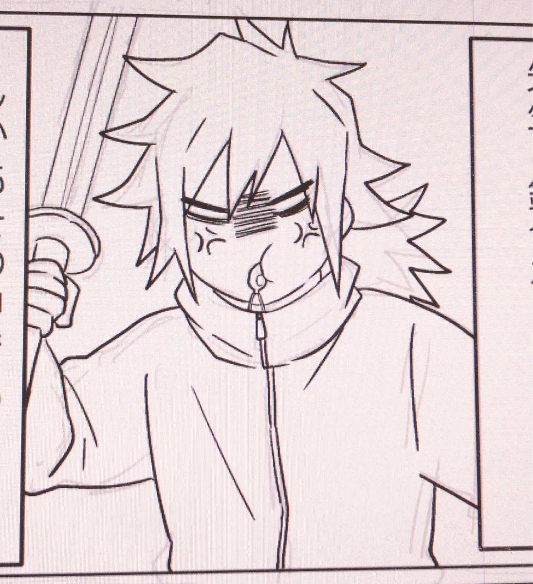 冨岡先生の夢漫画を描いてる 