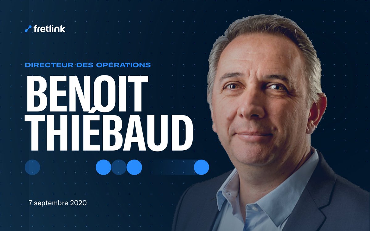 Aujourd’hui nous accueillons notre nouveau directeur des opérations transport chez Fretlink. Bienvenue Benoît Thiebaud !
