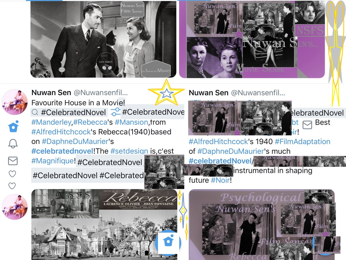 Nuwansenfilmsen's tweet photo. So Yes;@SharonHepworth3& @Ant_DC_;#myFavouriteFilmDirector,#AlfredHitchcock's #REBECCA's been a #HitchcockFilm I've #loved since I was a #Kid'twas my #1st #FilmReview in #School,#aged10 or #11yearsold(#J4 or #SI@#TheBritishSchool,#NewDelhi)#LovetheBookLovetheMovie!#RebeccaMovie❣️ https://t.co/l2fUbWX1PA