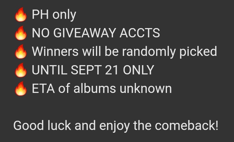 veekimoo's tweet photo. 🔥 #TAEMIN #NeverGonnaDanceAgain #ACT1 #Criminal GIVEAWAY 🔥
🇵🇭 ONLY

Show proof of streaming/voting &amp; get a chance to win the ff:

2 NGDA Act 1 Album sealed (may add more)
4 NGDA Act 1 Album unsealed 
3 Random Official Taemin Goods

MV: https://t.co/YLyCbrgYkx

Instructions👇 https://t.co/yyOmTUhiNg