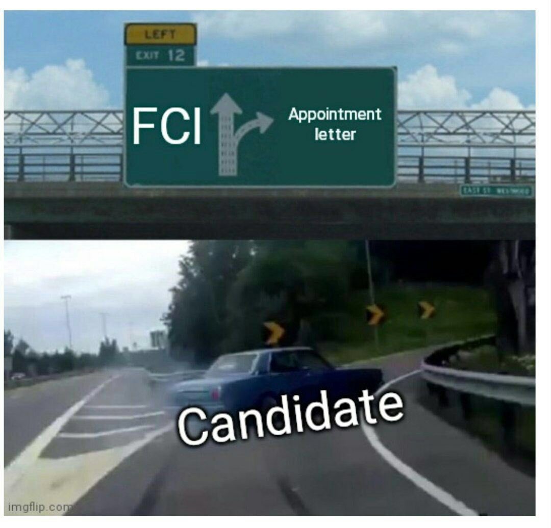 imsaurav1111's tweet photo. Any second option do you have?? If yess then please say @FCI_India #speakup4fcijoining 
#fci_justiceforewsobc 
@FCI_India @irvpaswan 
@CMD_FCI 
@fooddeptgoi  
@PMOIndia 
@RahulGandhi https://t.co/Am5rSjszWV