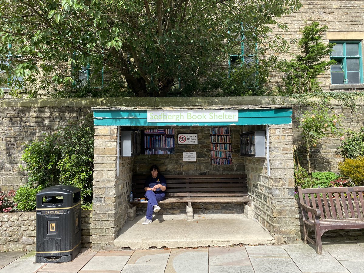 I frankly didn’t know that Sedbergh, Cumbria, is England’s “Book town” like Hay-on-Wye in Wales. What a nice surprise.   #staycation  