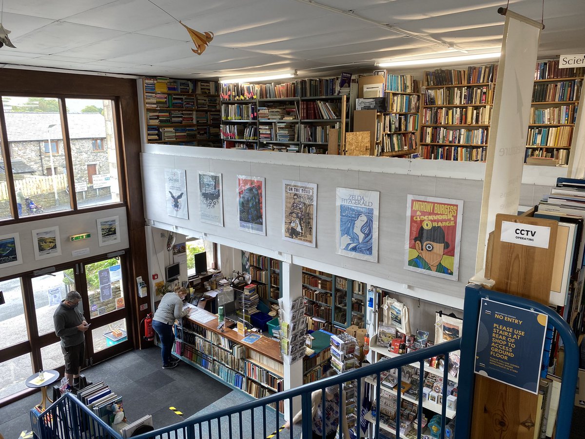 I frankly didn’t know that Sedbergh, Cumbria, is England’s “Book town” like Hay-on-Wye in Wales. What a nice surprise.   #staycation  