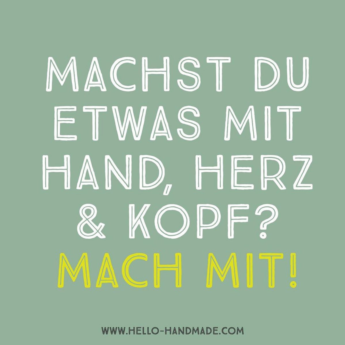 Die Tore stehen offen zur Bewerbung für den ersten #hellohandmade Online-Markt (oder wie wir ihn auch liebevoll nennen: die #CoronaEdition)! Du kreierst schöne Dinge mit Herz und möchtest gerne dabei sein? Dann schau auf hello-handmade.com/markt vorbei! Wir freuen uns auf dich :)
