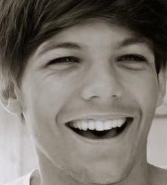 Now let’s look at Lou’s Duchenne smile: