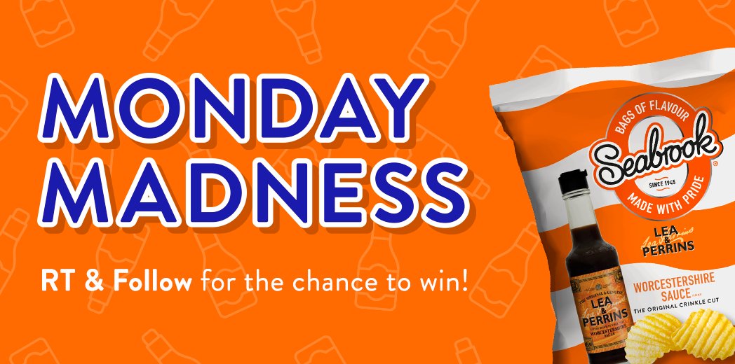 Monday Madness #Giveaway ! We're giving away a box of Worcestershire Sauce flavour to one lucky winner. #RT and follow for the chance to win (UK only)