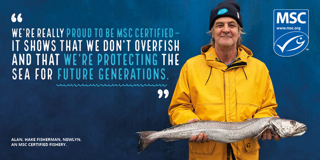 MSCintheUK's tweet photo. Do you know what it takes to keep fish on your plate and fish in the sea, forever?

Discover more about #sustainableseafood and the importance of choosing seafood with the MSC blue fish label on here:
👉 https://t.co/pBfnLjrghV

@Alan_J_Dwan 
#seewhatitakes #choosethebluefish https://t.co/PpbsJmyUOT