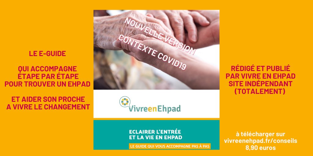 La nouvelle version de notre e-guide est en ligne : pour être accompagné pas à pas dans sa recherche d'un #Ehpad priorité #humanité #Dialogue #respect <a href="/AvecNosProches/">Avec Nos Proches</a> <a href="/Familles2France/">Familles de France</a> <a href="/FranceAlzheimer/">France Alzheimer et maladies apparentées</a> <a href="/FranceParkinson/">France_Parkinson</a> @JeunesGeriatres <a href="/seniortvFR/">seniortv.fr🇨🇵</a> <a href="/senioractu/">SENIORACTU.COM</a> <a href="/FamillesRurales/">Familles Rurales</a>