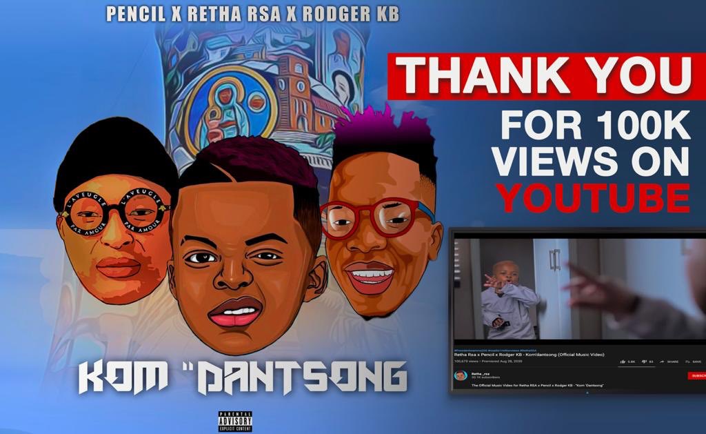 THEREAL_PENCIL's tweet photo. 100k Views Thank Y’all ❤️❤️🙏🏽🙏🏽🙏🏽We Appreciate @beatroot_africa @MTVBaseAfrica @liveamp @YotvLive @MassiveMusic_SA https://t.co/CFAVVaPdKF