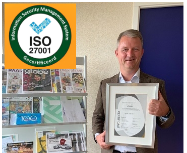 Goed nieuws! Wij zijn trots om u mogen te vertellen dat wij opnieuw zijn geslaagd voor de audit ISO-27001 informatiebeveiliging!  Wilt u weten wat deze ISO-27001 certificering voor u inhoudt? Klik dan hier:   p6e.nl/_05V