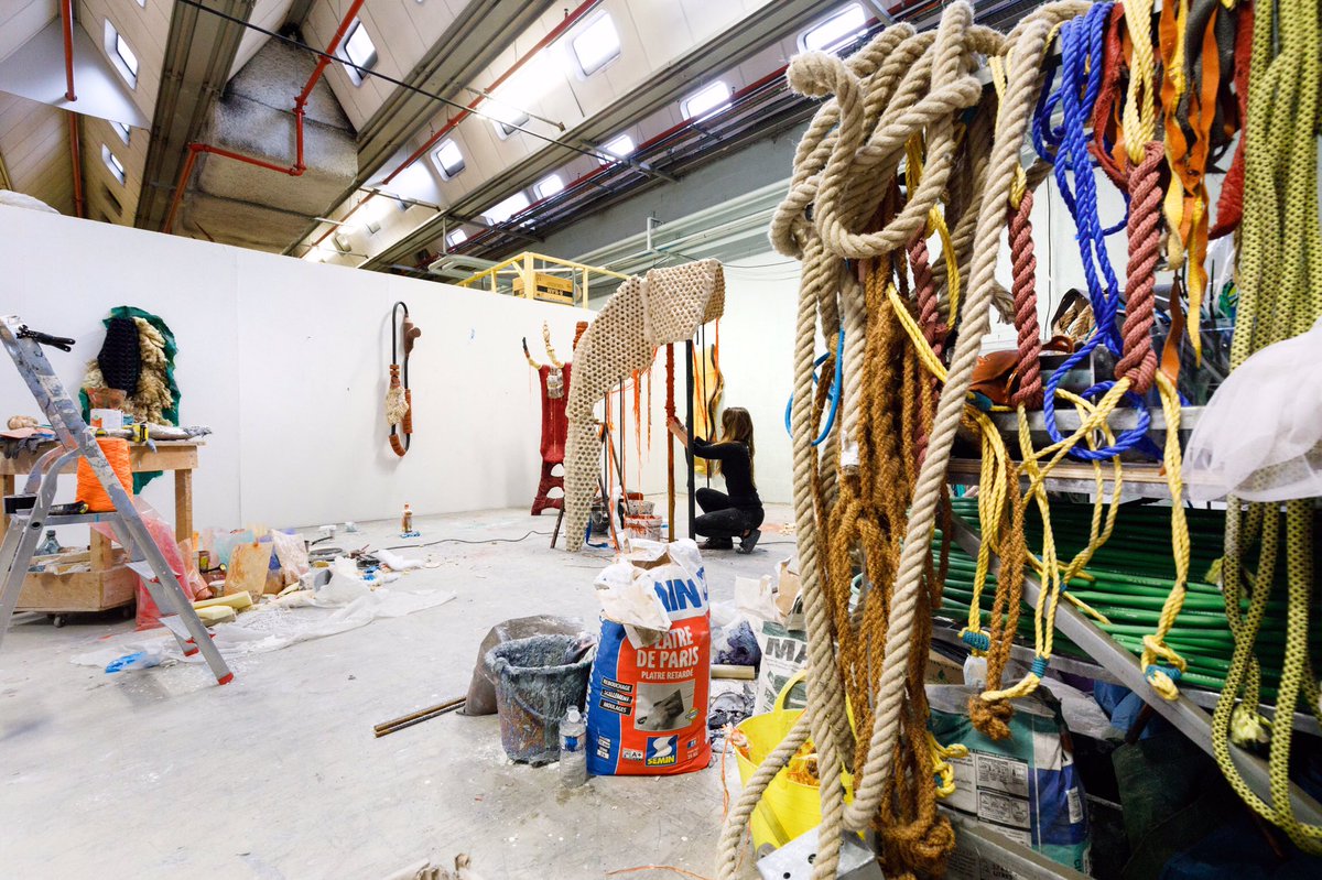 salimsantalucia's tweet photo. «AA OU LES CRÉATURES»
Une visite de l’atelier de la plasticienne Amandine Arcelli par l’écrivain @patriblouin &amp; moi-même. 
À lire et voir sur @lechassis.
https://t.co/zE6BNdzpXa https://t.co/61F0SjQnpx