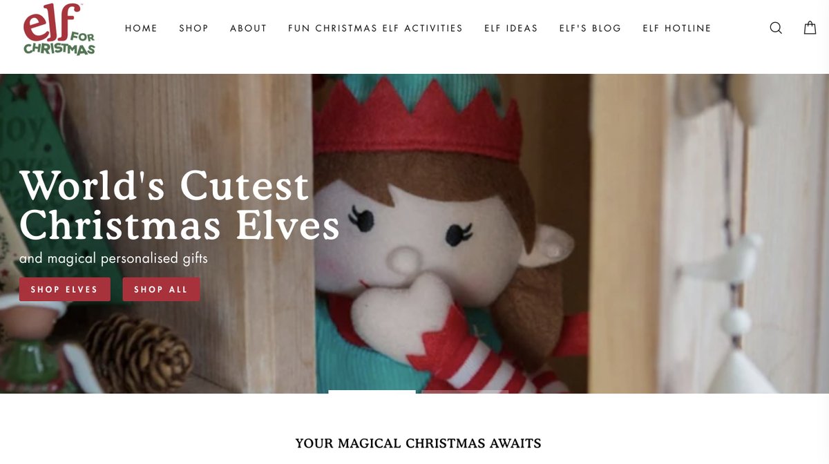 Our new website has gone live and we are so pleased with the feedback we have had! Go take a look around, it's absolutely jam-packed with Christmas magic: elfforchristmas.co.uk #websitedesign #christmas #elfforchristmas
