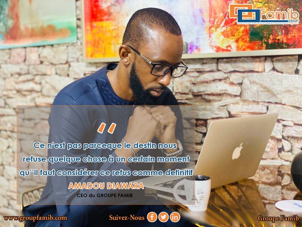 Famibgroup's tweet photo. #MondayMotivation
Surmonter les obstacles et persévérez, la réussite est au bout de l'effort.
Nouvelle semaine
Nouveaux objectifs
Bon début de semaine à toutes et à tous !
#Keepconnected #innovation #MaliNumerique #Famib #Motivation #TeamFamib
@UVM_UPPKINGUI https://t.co/4AzijI3u3r