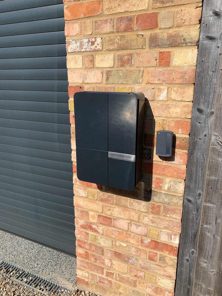 AspectGroupServ's tweet photo. Another Private Residential EV Installation – this time an Andersen A2 from our range of EV Chargers. 🔌 https://t.co/452ouUqNmV