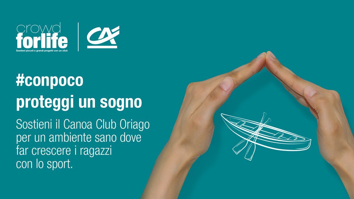 CA_Ita's tweet photo. Sostieni il Canoa Club Oriago che da più di 25 anni pratica lo sport della canoa con risultati a livello internazionale. #conpoco puoi fare molto per aiutare questi ragazzi a realizzare il loro sogno. Sostieni la raccolta fondi su
#CrowdForLife: https://t.co/LUUPcs6XhU https://t.co/YCfulE9IIr