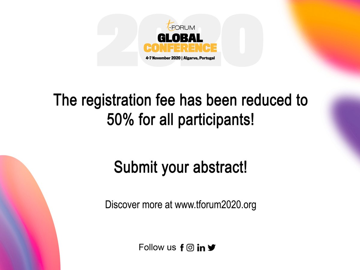 2020_forum's tweet photo. Submit your abstract! 
Discover more at https://t.co/5LY588iwu9
#tforum #conference #tourismintelligence #tourismintelligenceforum #tourismconference #universidadedoalgarve #onlineconference https://t.co/xqybuovLHB