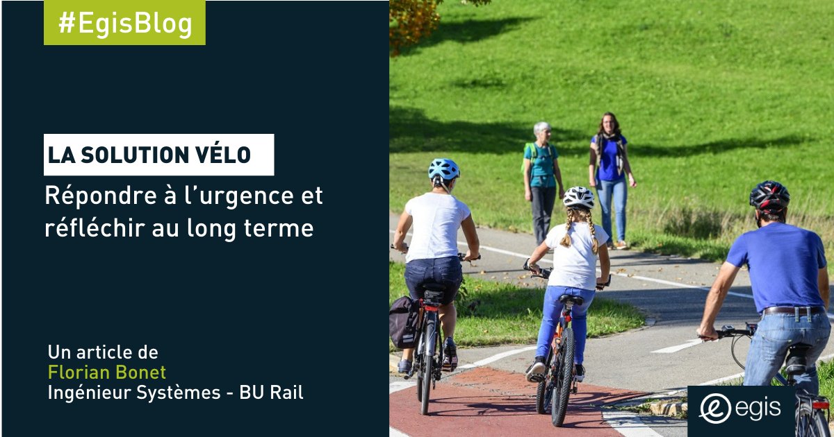 egis's tweet photo. [#EgisBlog] La solution vélo : répondre à l’urgence et réfléchir au long terme. Découvrez l'article de @florian_bonet sur le blog d'Egis 
https://t.co/IuNpRpvgSO 
 🚴‍♀️🚴‍♂️🚴 
The bike solution: catering to urgent needs and planning the long term https://t.co/iCfgxbB1xB https://t.co/1zLjsVNqt5
